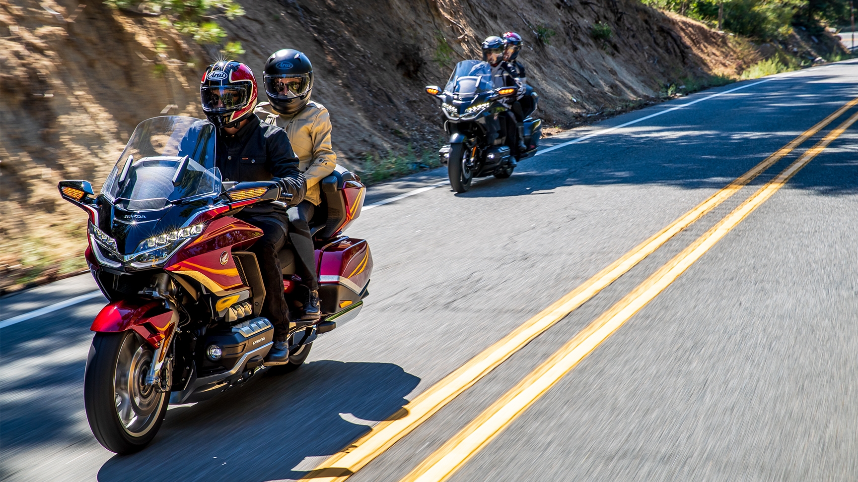 Honda GL1800 Gold Wing rijder